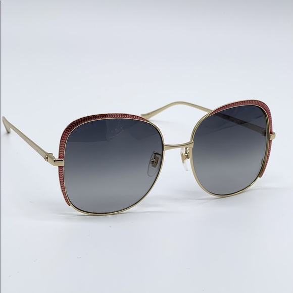NEW SUNGLASSES GUCCI GG0400S 001 METAL EYEWEAR - Picture 4 of 10